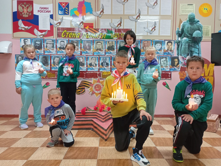 ЛДП "Солнцеград" принял участие в акции "Свеча памяти".